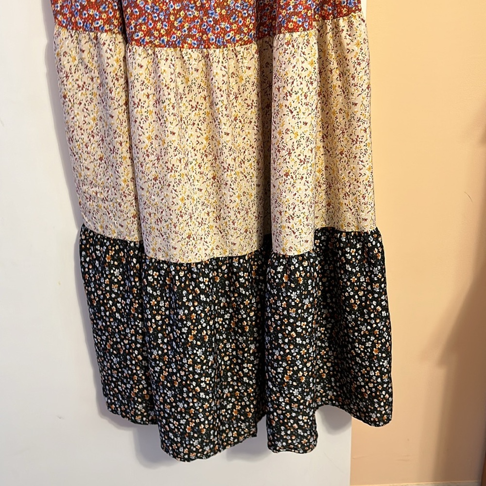 Color block Slip Sundress - Picture 2 of 3